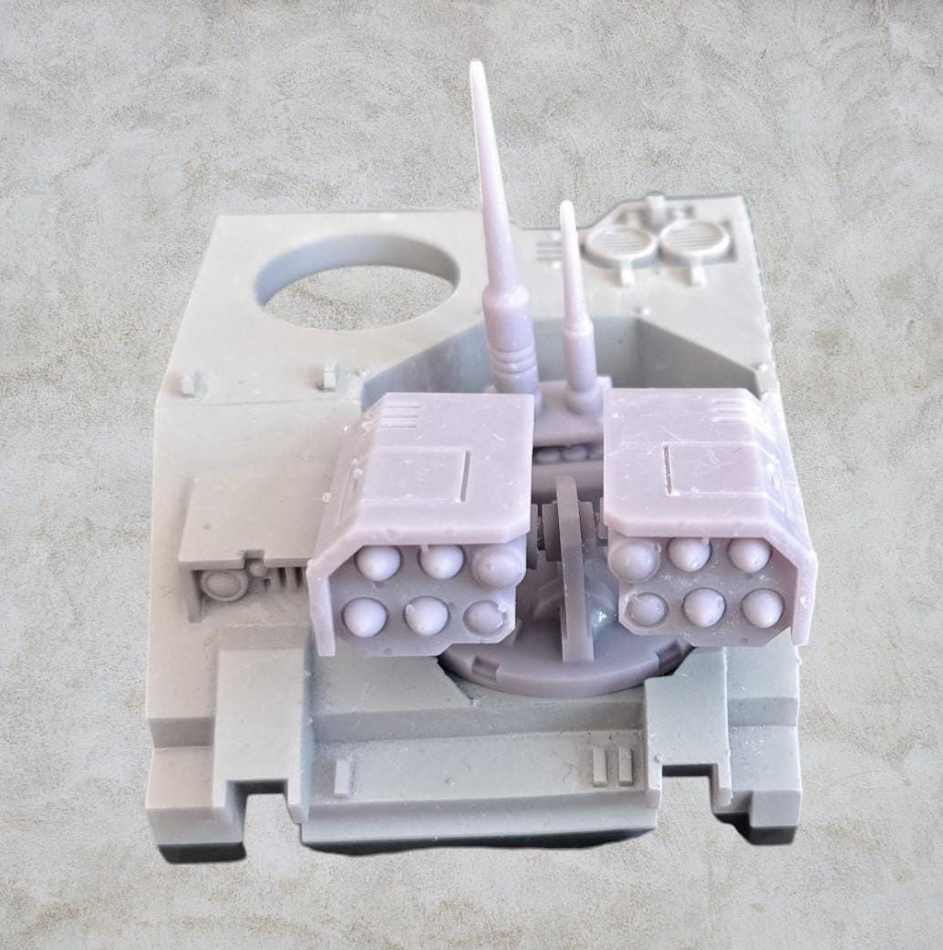 landraider Front gun mount 4.