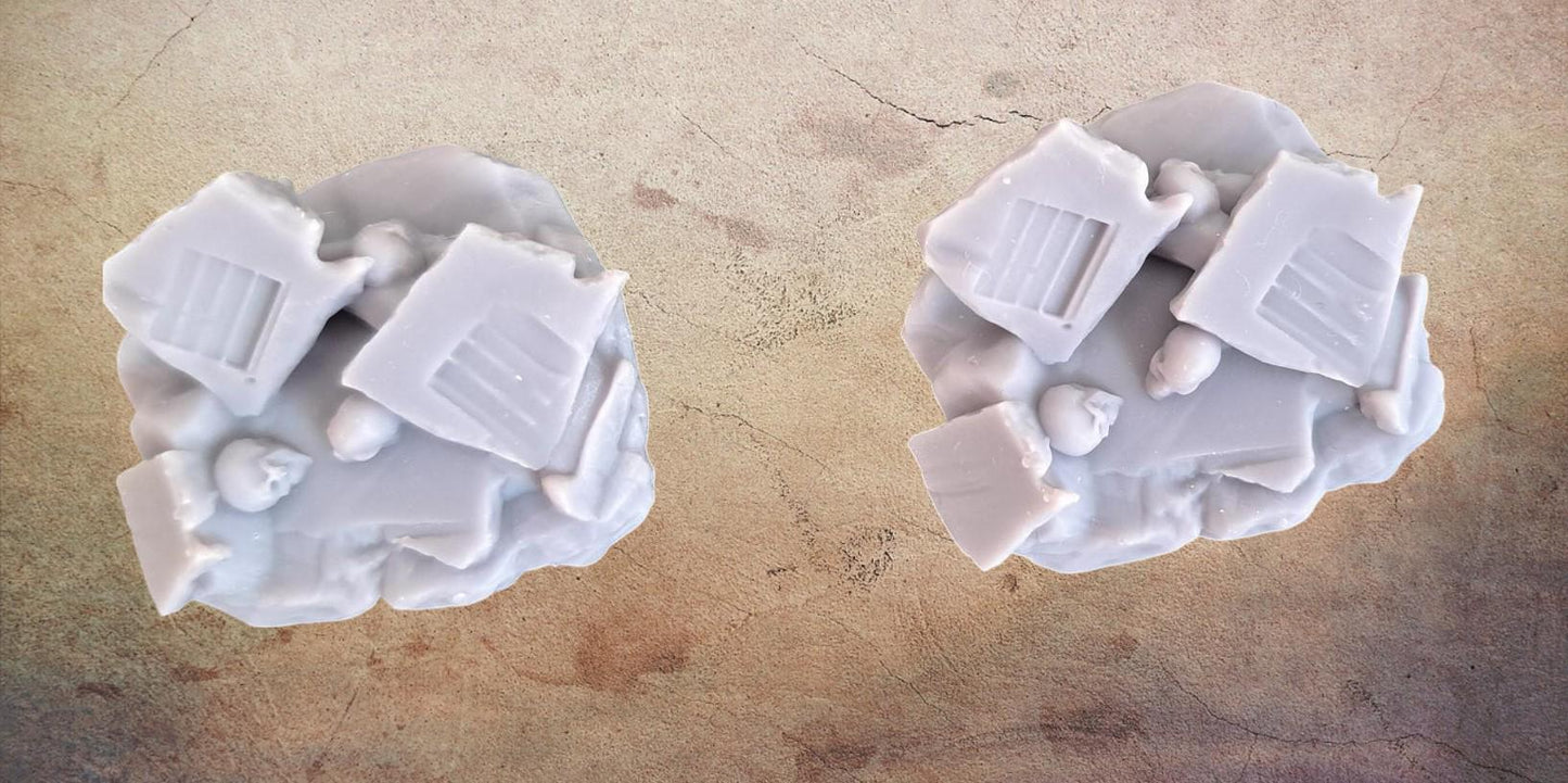 32mm Rubble Resin Bases 2 sizes available.