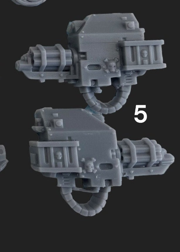 Dreadnout Heavy Weapon upgrades variant 2 - 5 variations
