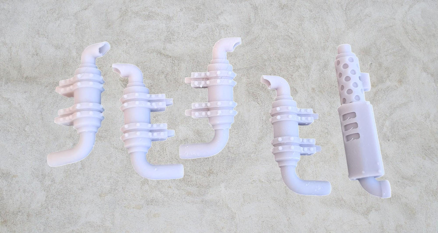 Tank exhausts 5 (original Exhaust to indicate size).