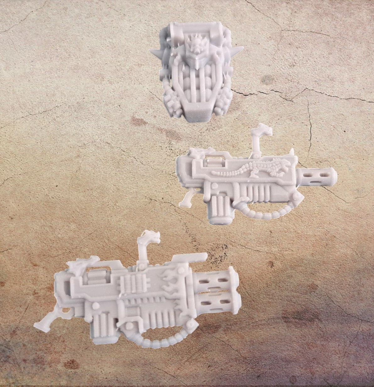 Dragon fire guns.