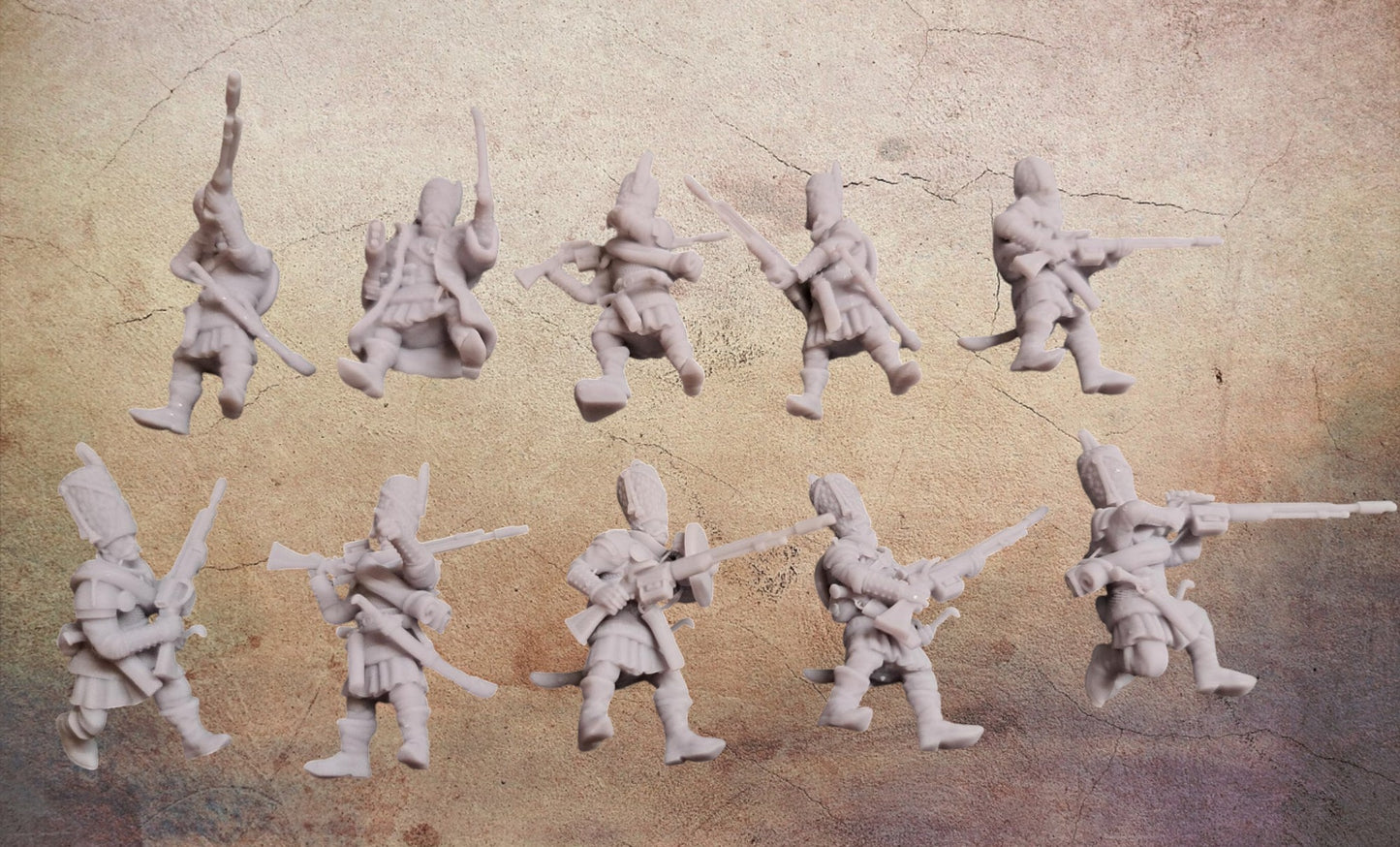 Big hat Prussian infantry.