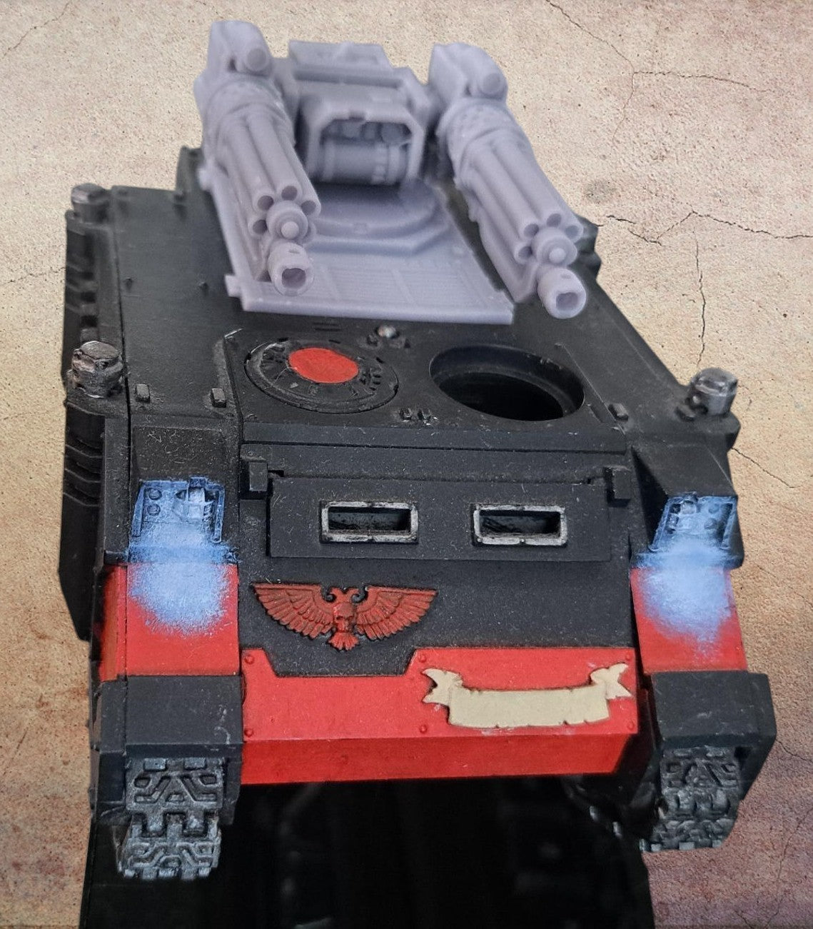 Razor back, Rhino Conversion option 1.