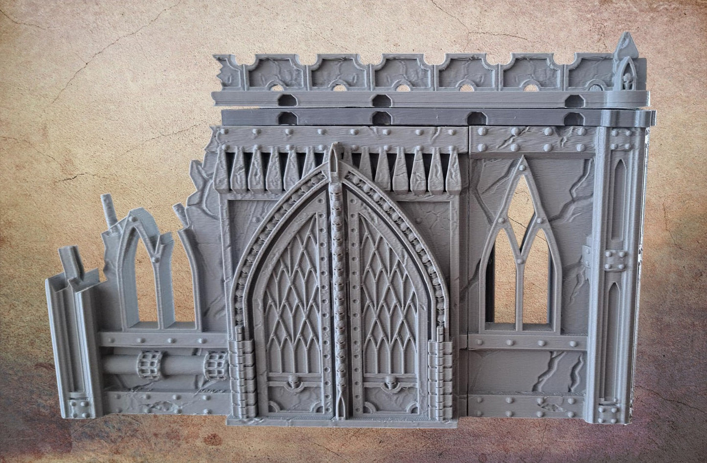 Church door scenery.