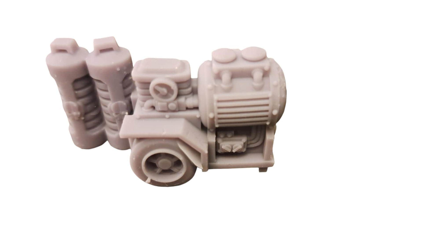 Crashed Spaceship pillars and scenery for wargaming