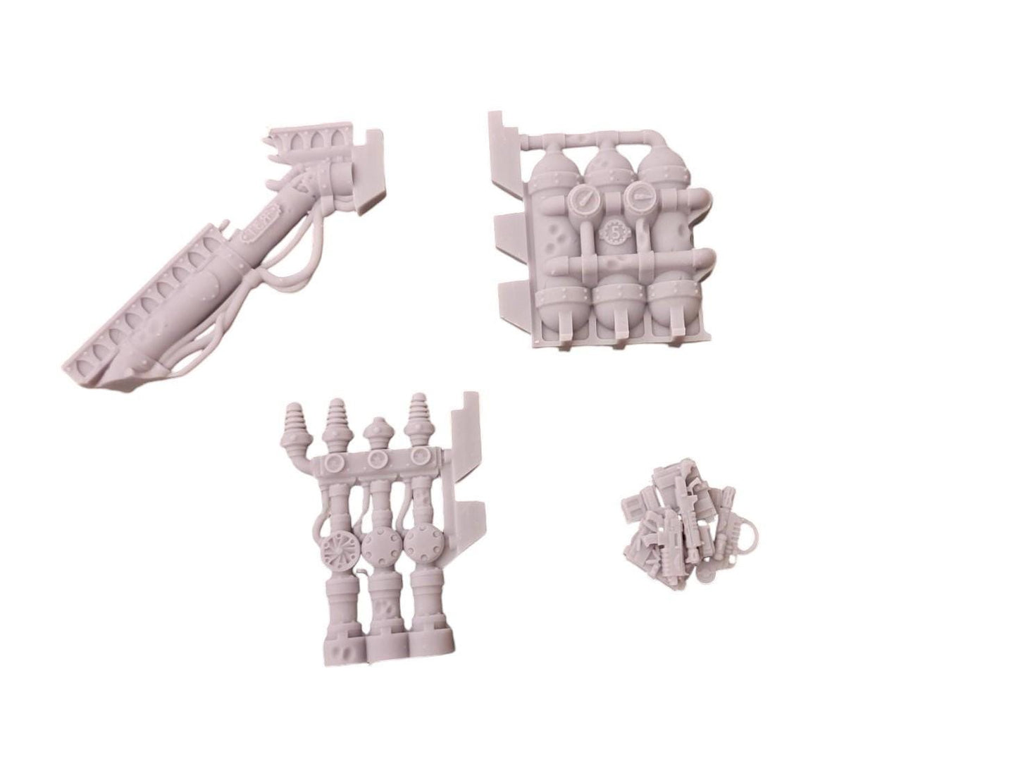 Crashed Spaceship pillars and scenery for wargaming