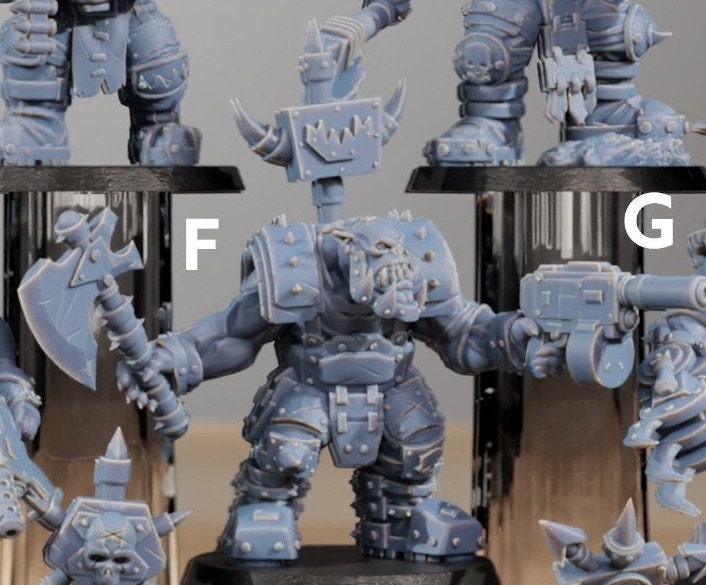 Orkaz Skull crushers by Stationforge