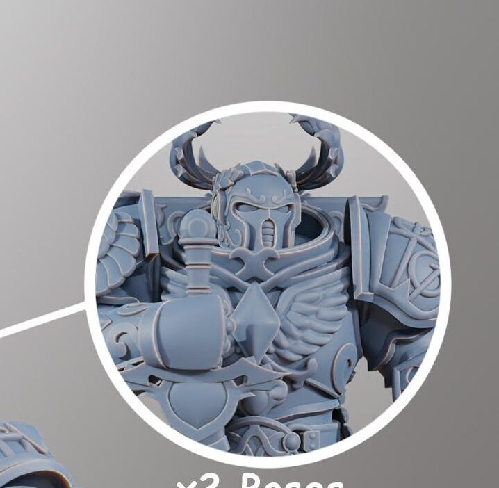 Socratis Archon 3D printed station forge miniatures