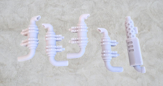 Tank exhausts 5 (original Exhaust to indicate size).