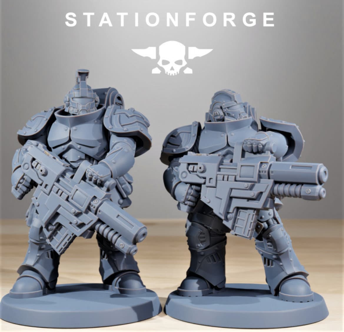 Socratis Knights x 10 /3d resin minatures/Station Forge/ Bases available separately