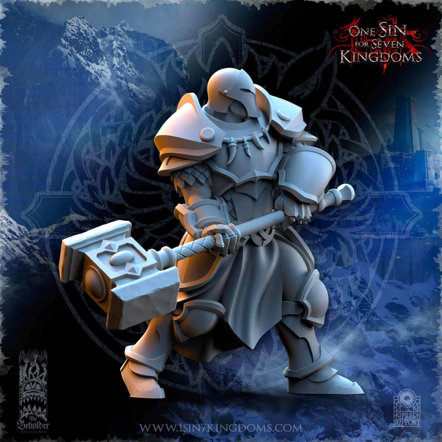 Stormwolves Sunderers - 2 Variations - dnd/fantasy war-gaming - The Beholder Miniatures ‧ 32mm