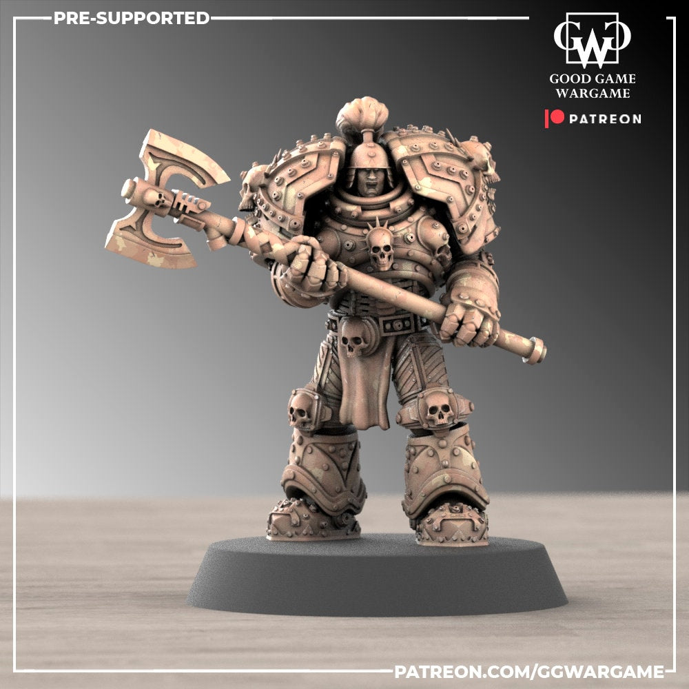 Thunder Warriors Heavy Armour SQ1  Unit (5 models supplied/2 Variations)