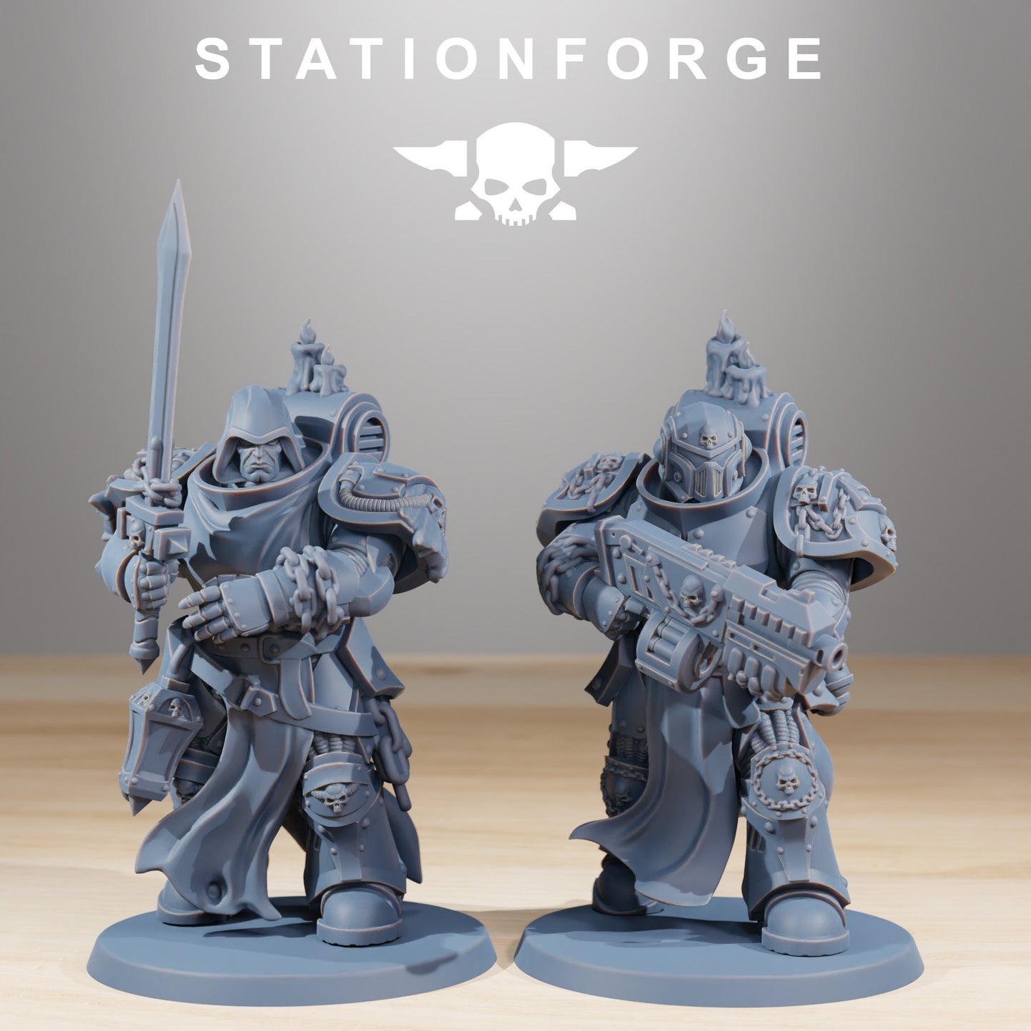 Socratis Legion Crusaders * Set of 10 32mm scale/Station Forge/8K resin printed