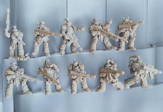 Thunder Warriors squad 2 Unit by GGW (10 figures supplied)