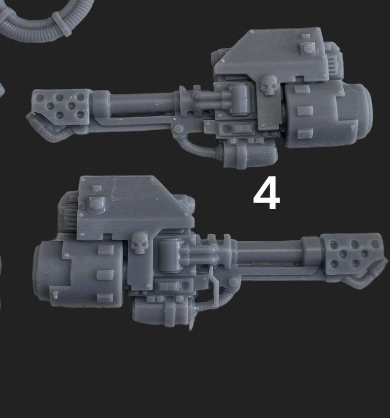 Dreadnout Heavy Weapon upgrades variant 2 - 5 variations