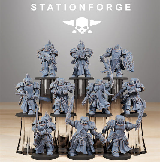 Socratis Legion Crusaders * Set of 10 32mm scale/Station Forge/8K resin printed