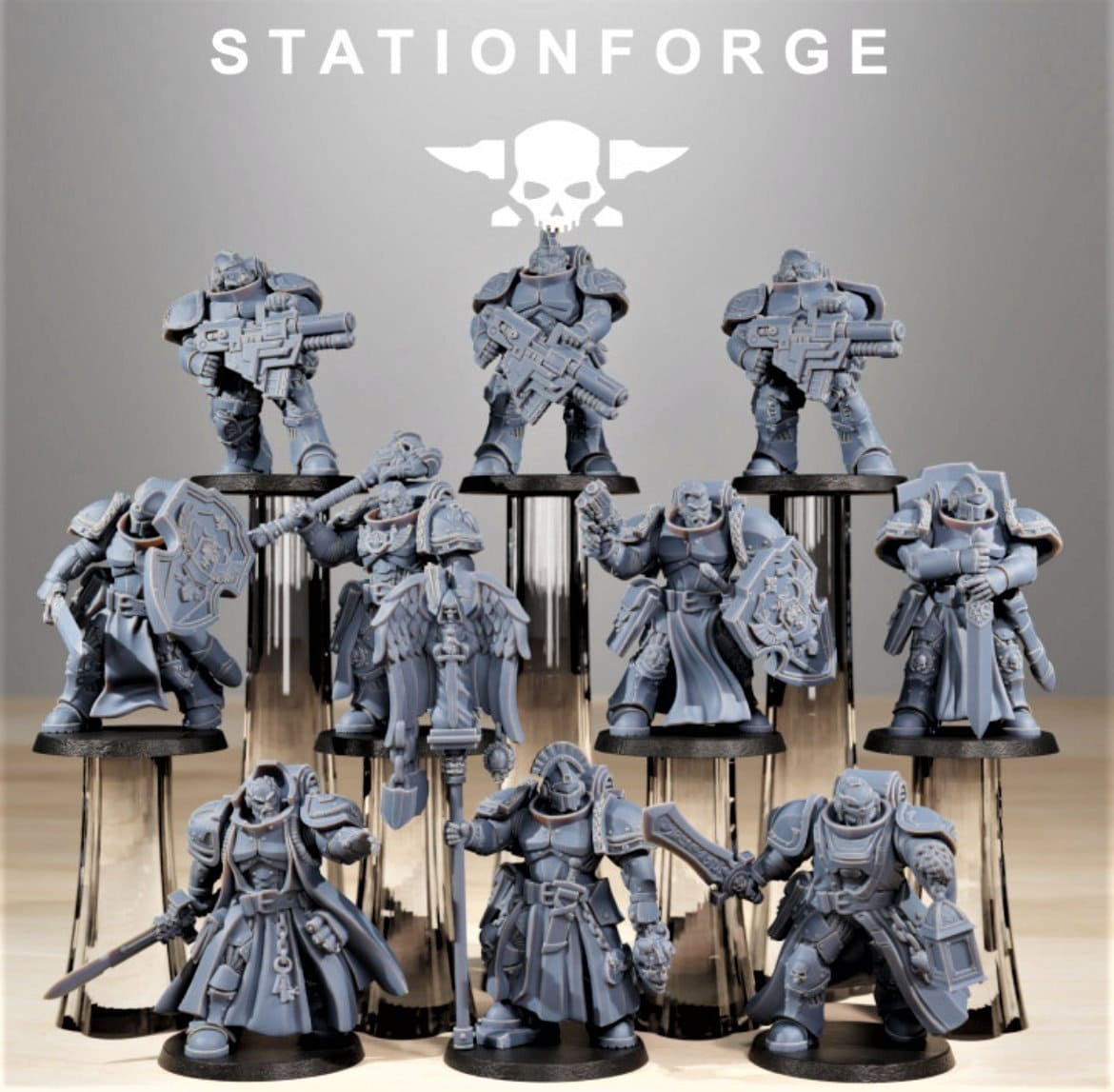 Socratis Knights x 2 models /3d resin minatures