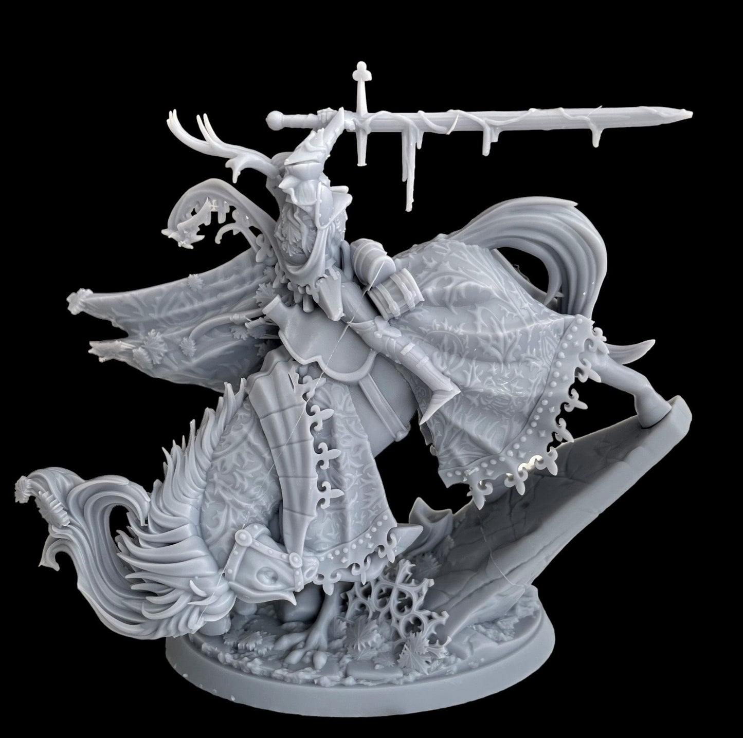 Mounted Green Knight DnD  (2 sizes)