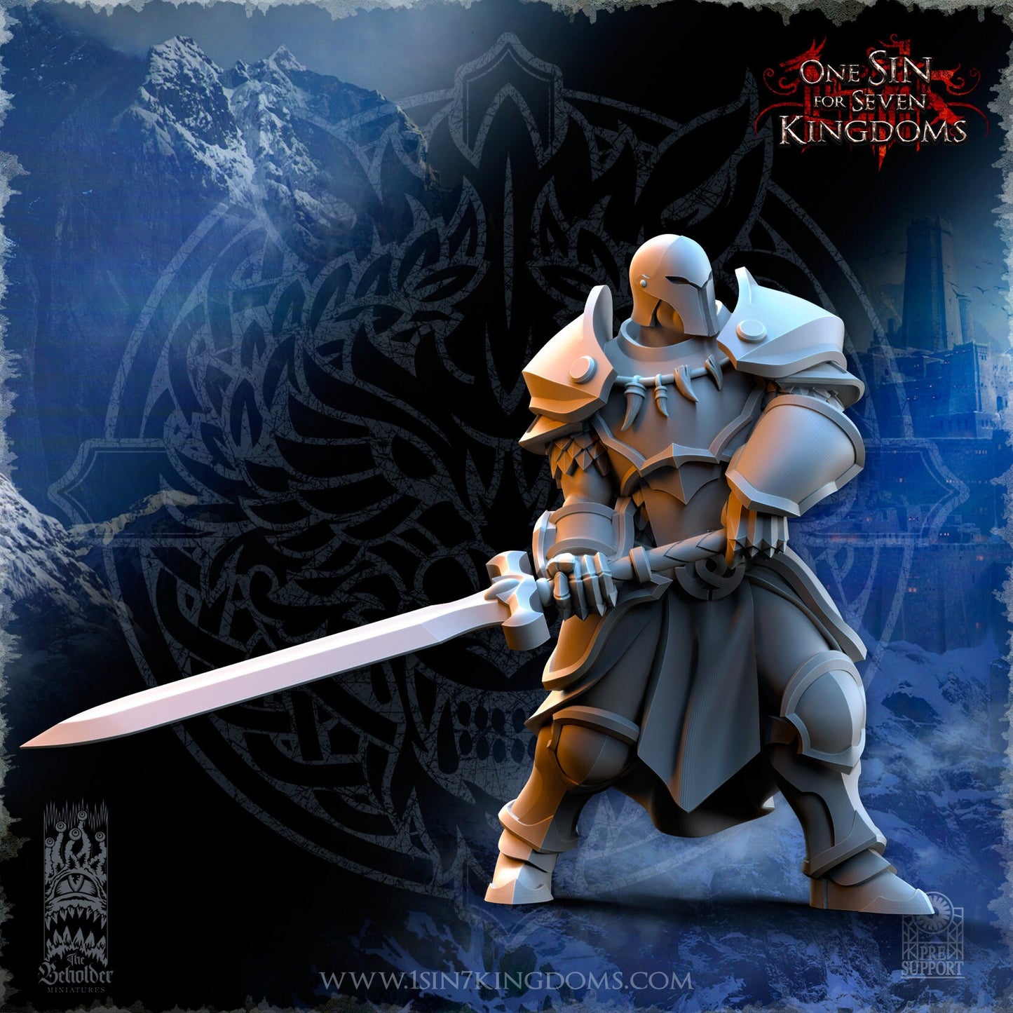 Stormwolves Sunderers - 2 Variations - dnd/fantasy war-gaming - The Beholder Miniatures ‧ 32mm