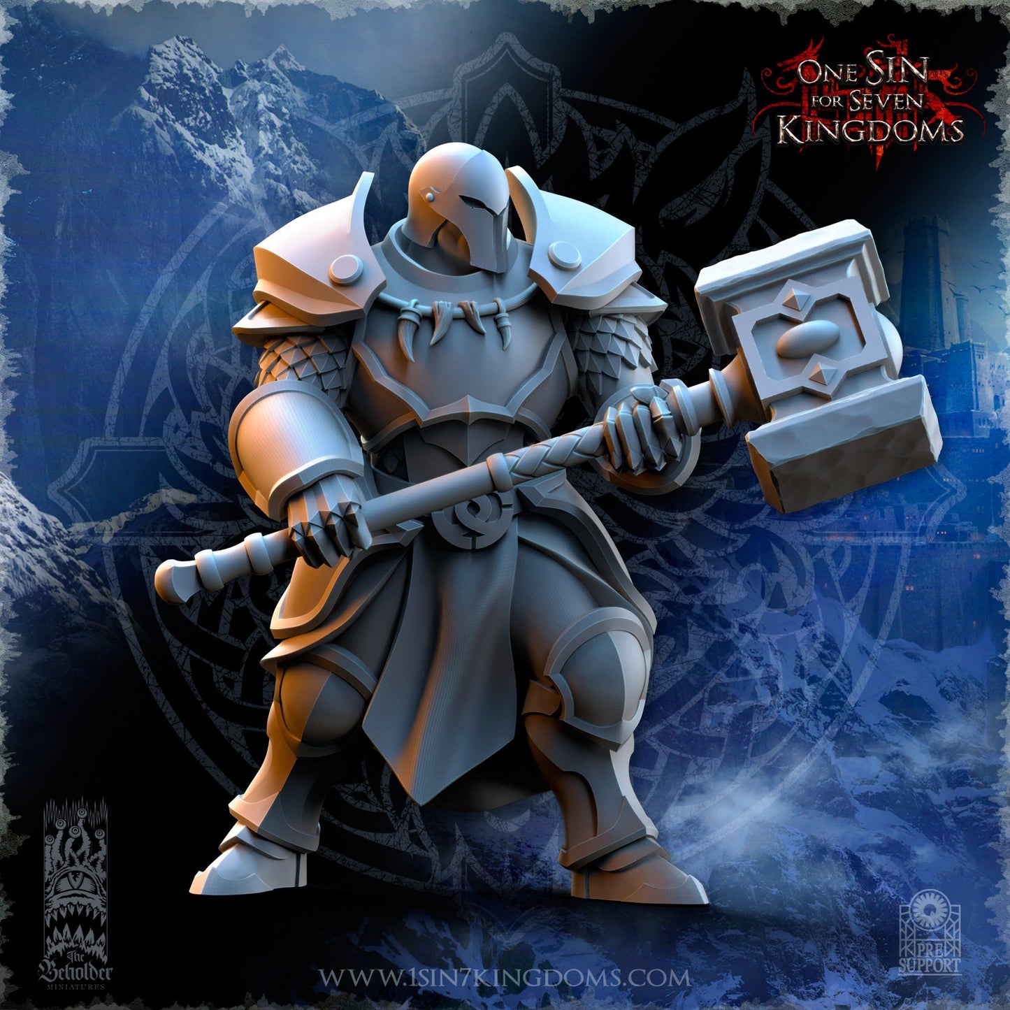 Stormwolves Sunderers - 2 Variations - dnd/fantasy war-gaming - The Beholder Miniatures ‧ 32mm