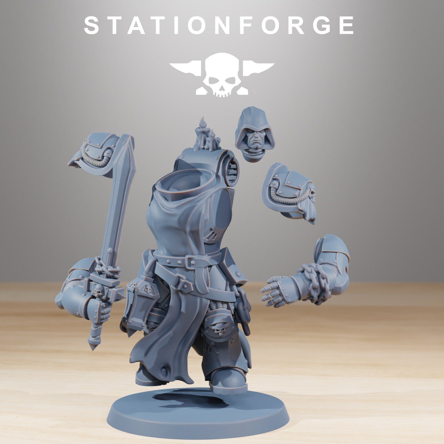 Socratis Legion Crusaders * Set of 10 32mm scale/Station Forge/8K resin printed