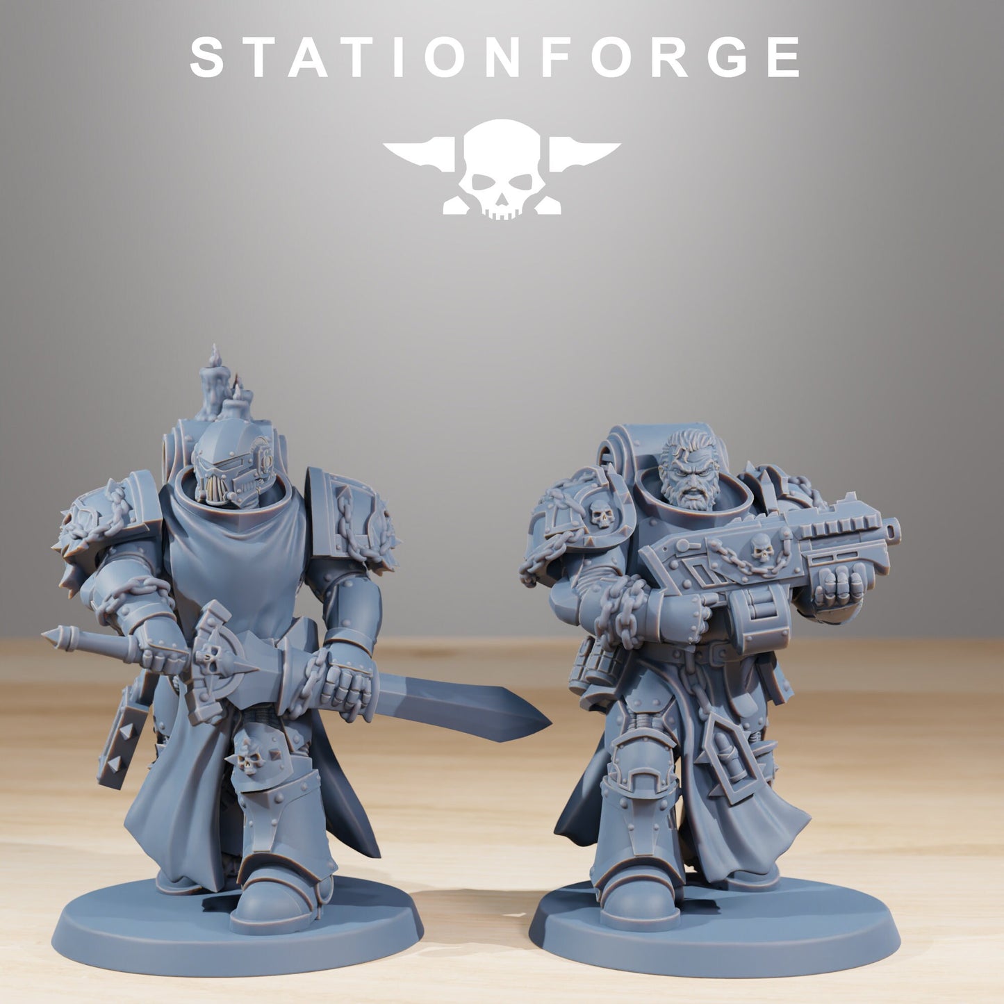 Socratis Legion Crusaders * Set of 10 32mm scale/Station Forge/8K resin printed