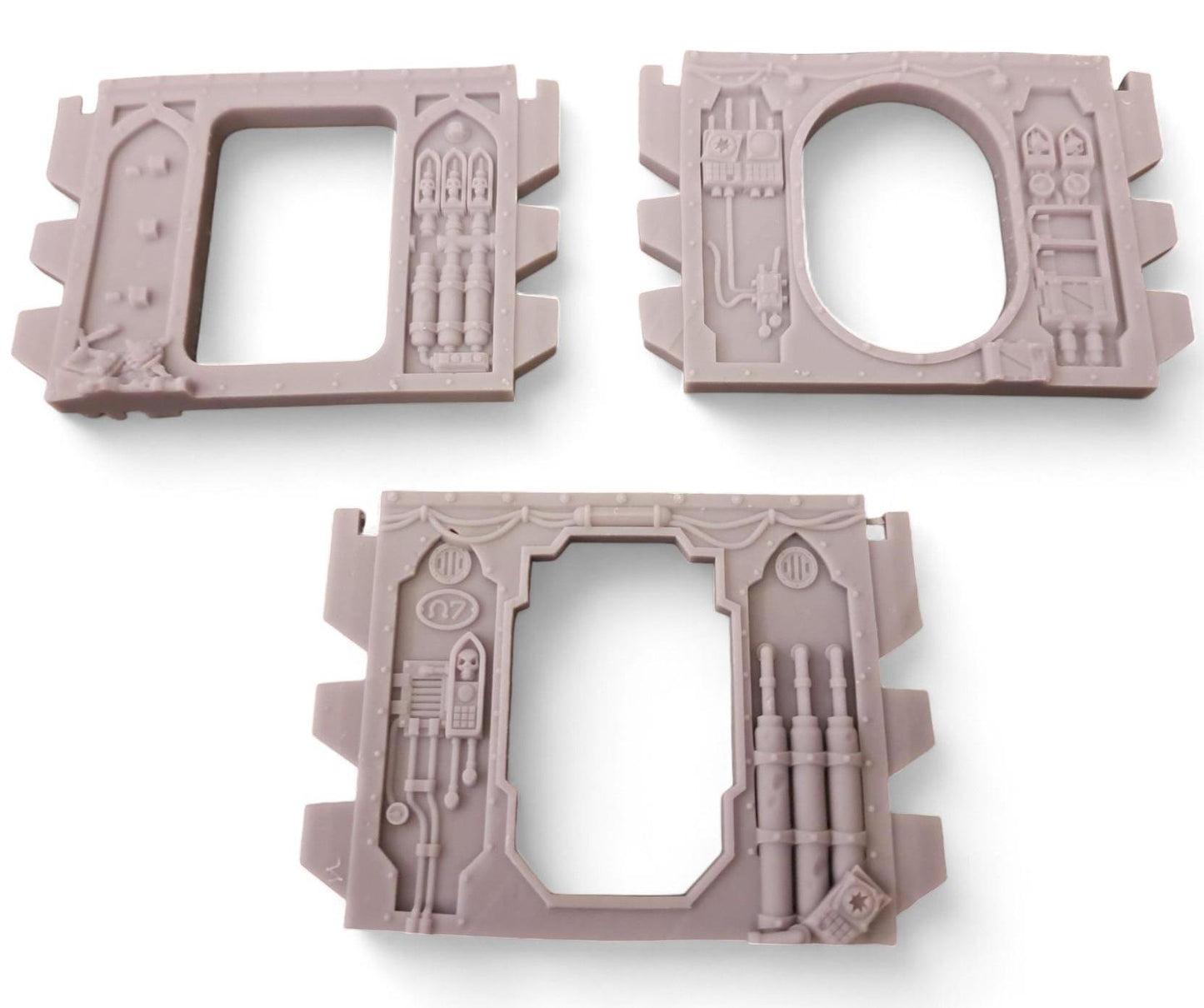 Crashed Spaceship Doors and pilers scenery for wargaming