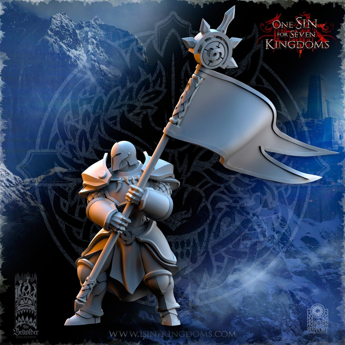 Stormwolves Sunderers Command Group - 3 Variations - dnd/fantasy war-gaming - The Beholder Miniatures ‧ 32mm
