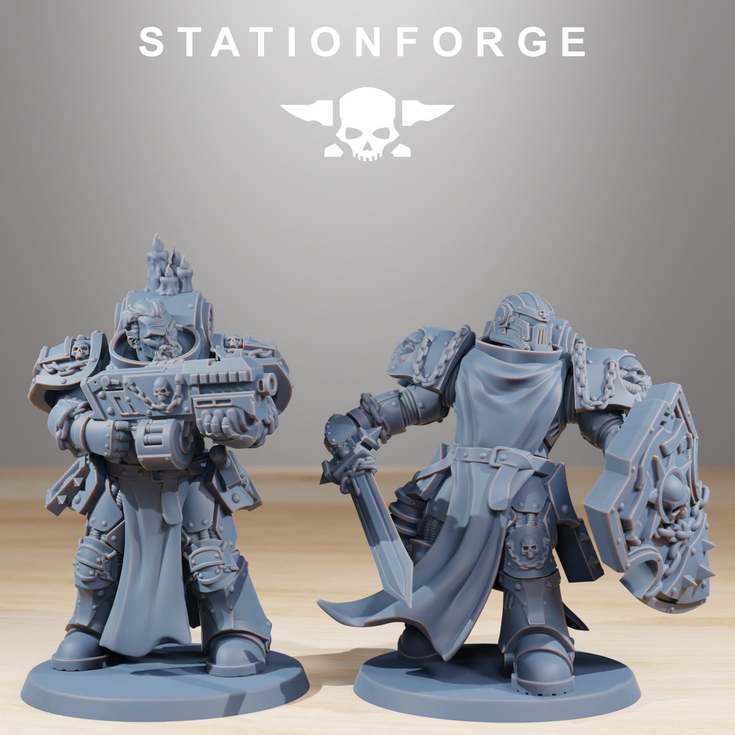 Socratis Legion Crusaders * Set of 10 32mm scale/Station Forge/8K resin printed