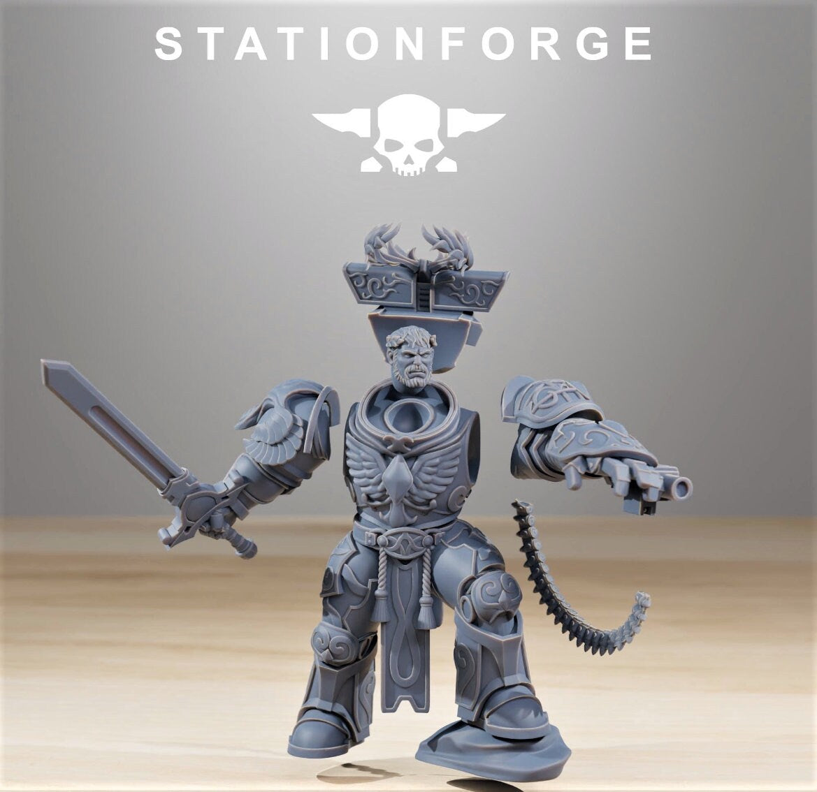 Socratis Archon 3D printed station forge miniatures