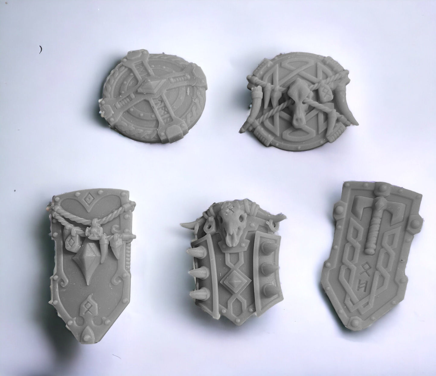 Set of 5 mini shields