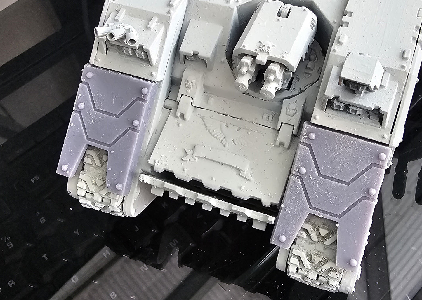 landraider Frag Launchers/track covers