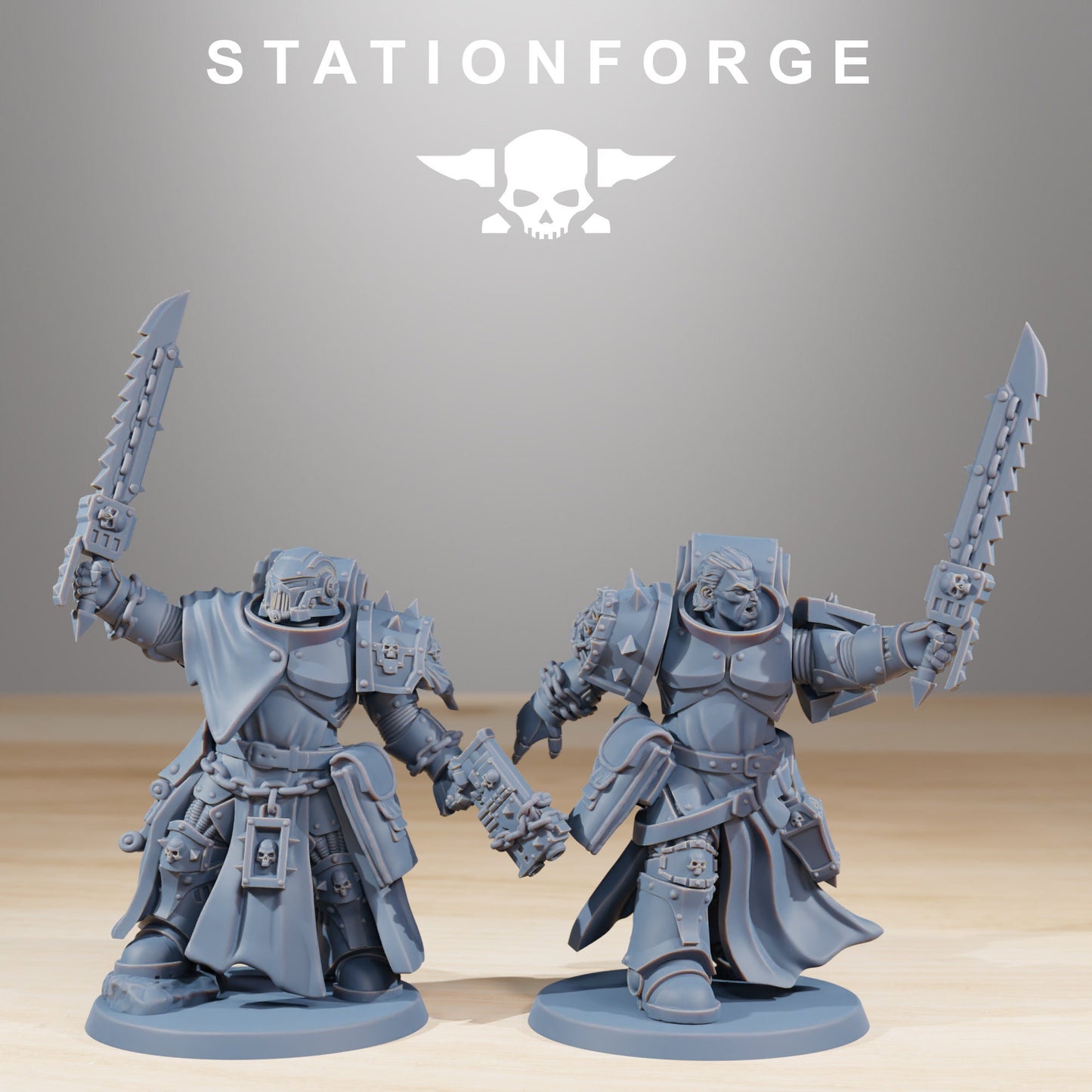 Socratis Legion Crusaders * Set of 10 32mm scale/Station Forge/8K resin printed