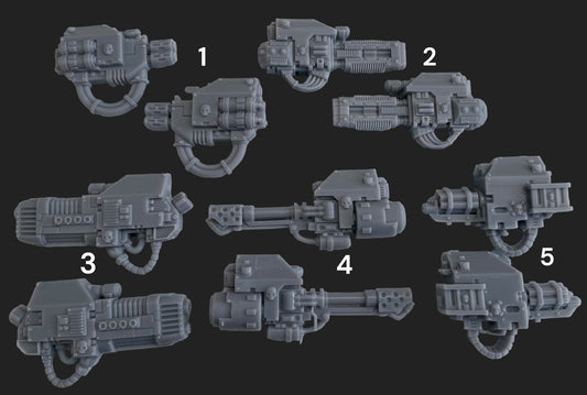 Dreadnout Heavy Weapon upgrades variant 2 - 5 variations