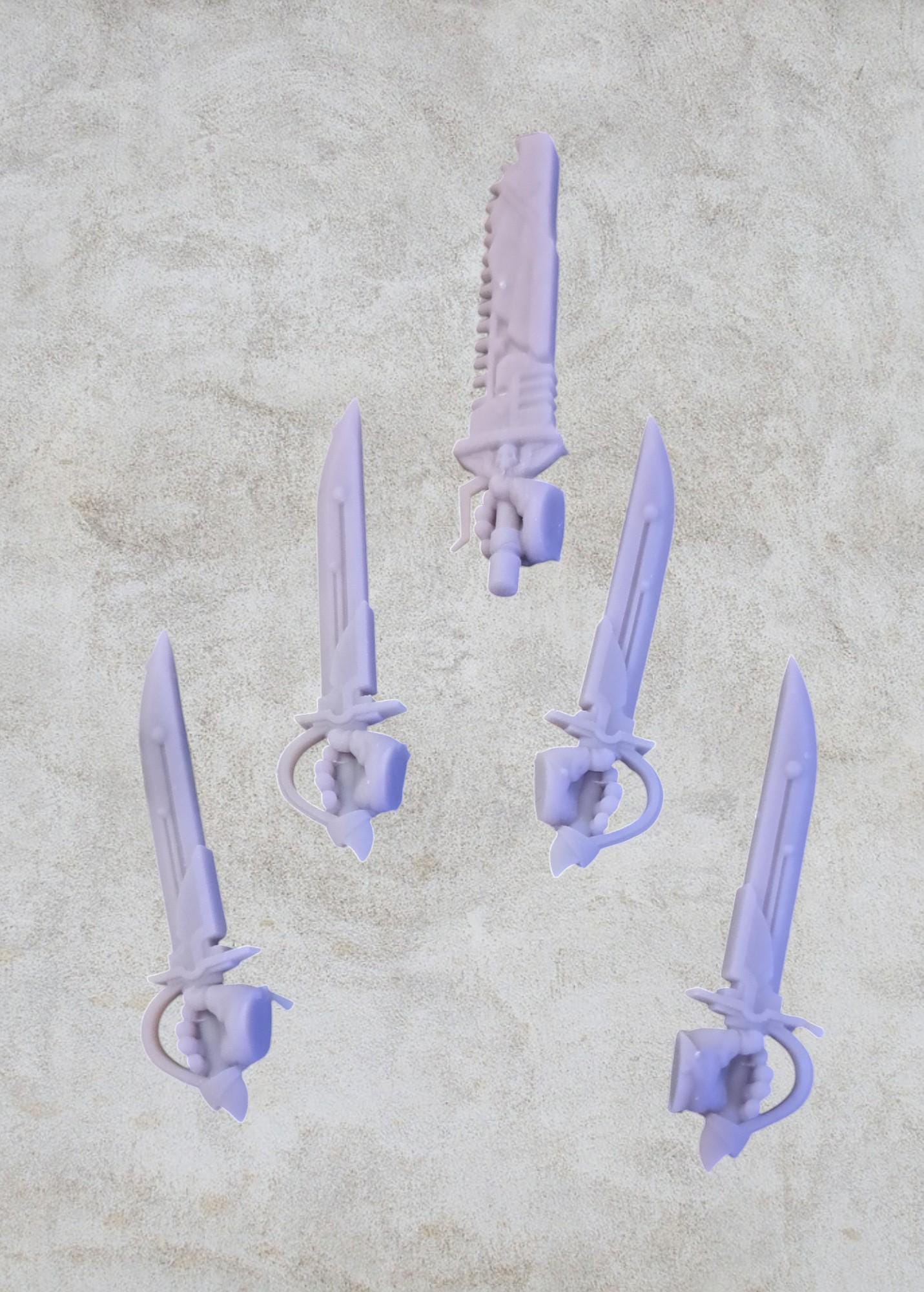 Thunder warrior Mellie weapons ( Hands attached).