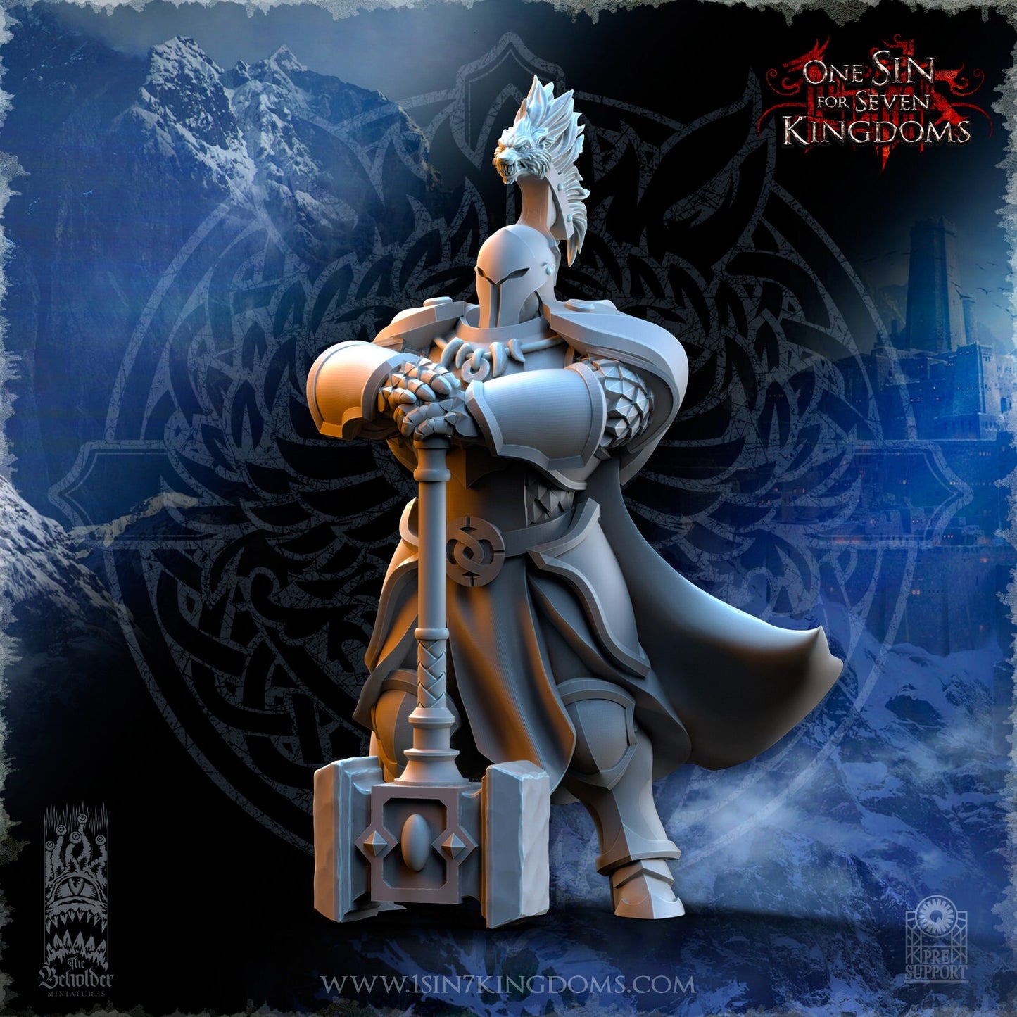 Stormwolves Sunderers Command Group - 3 Variations - dnd/fantasy war-gaming - The Beholder Miniatures ‧ 32mm