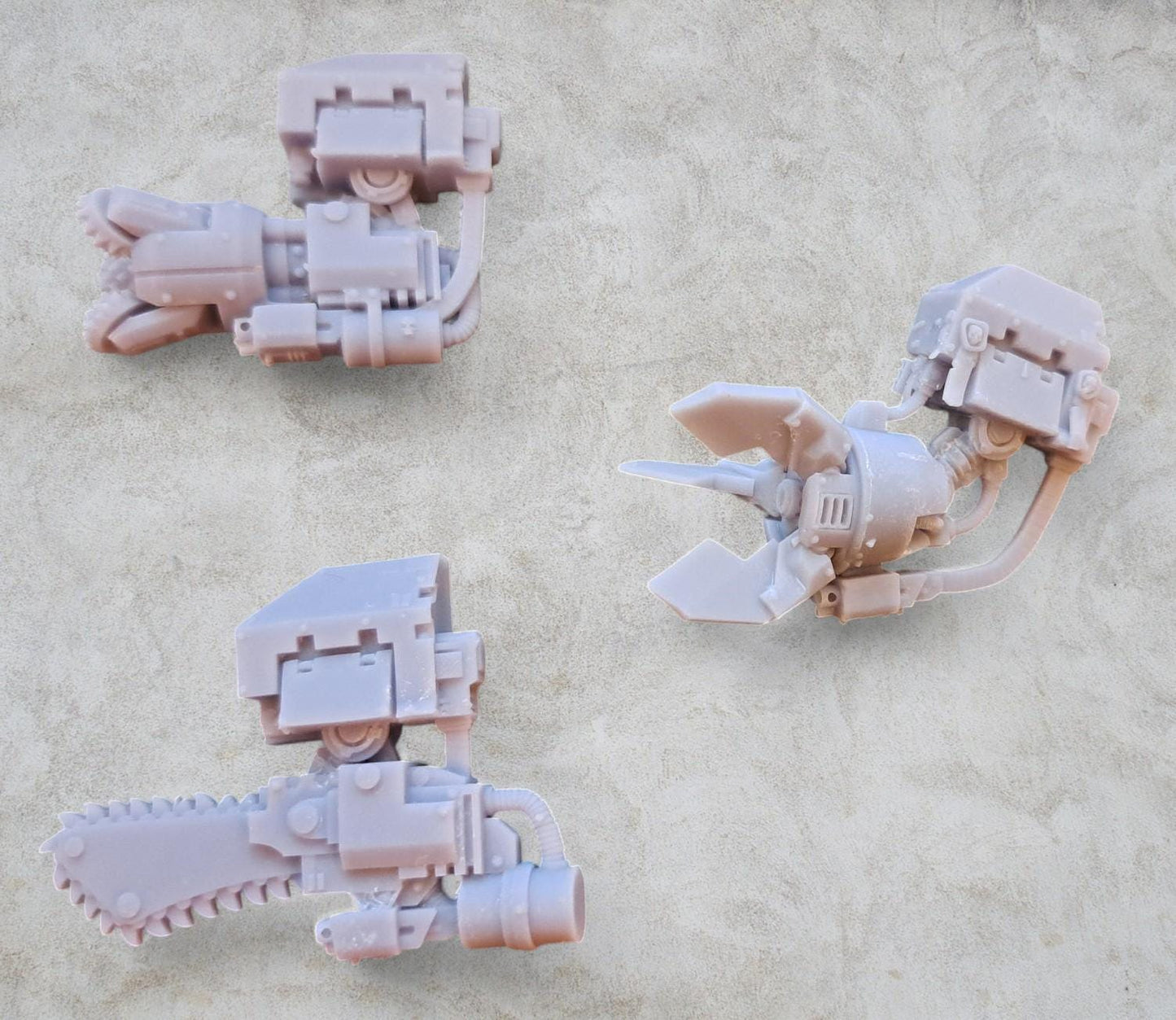 Dreadnout close combat Weapon upgrades - 3 variations