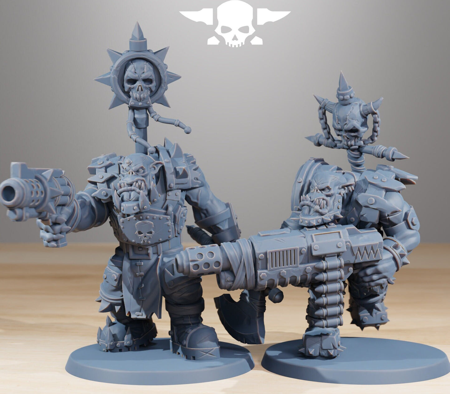 Orkaz Skull crushers x 2 figures by Stationforge