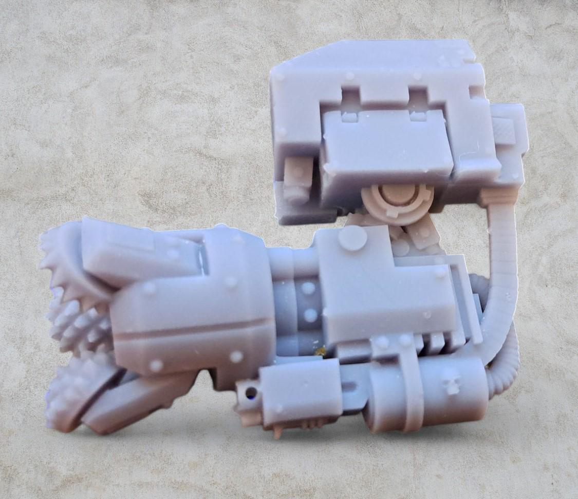 Dreadnout close combat Weapon upgrades - 3 variations