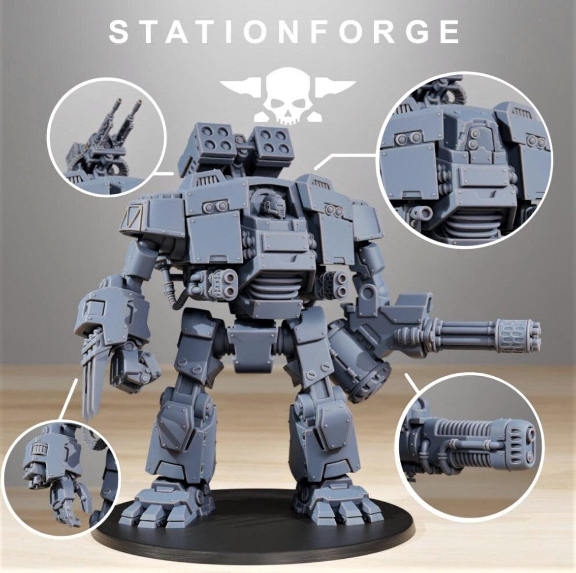 Socratis Dreadstorm/knight/Robot/Marine/Stationforge 3d print