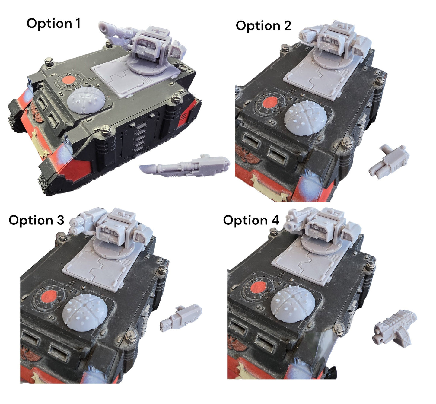Razorback Turret Conversions (4 Options available)