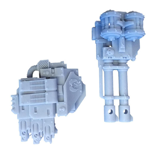 Weapon upgrades for fighting robot 2