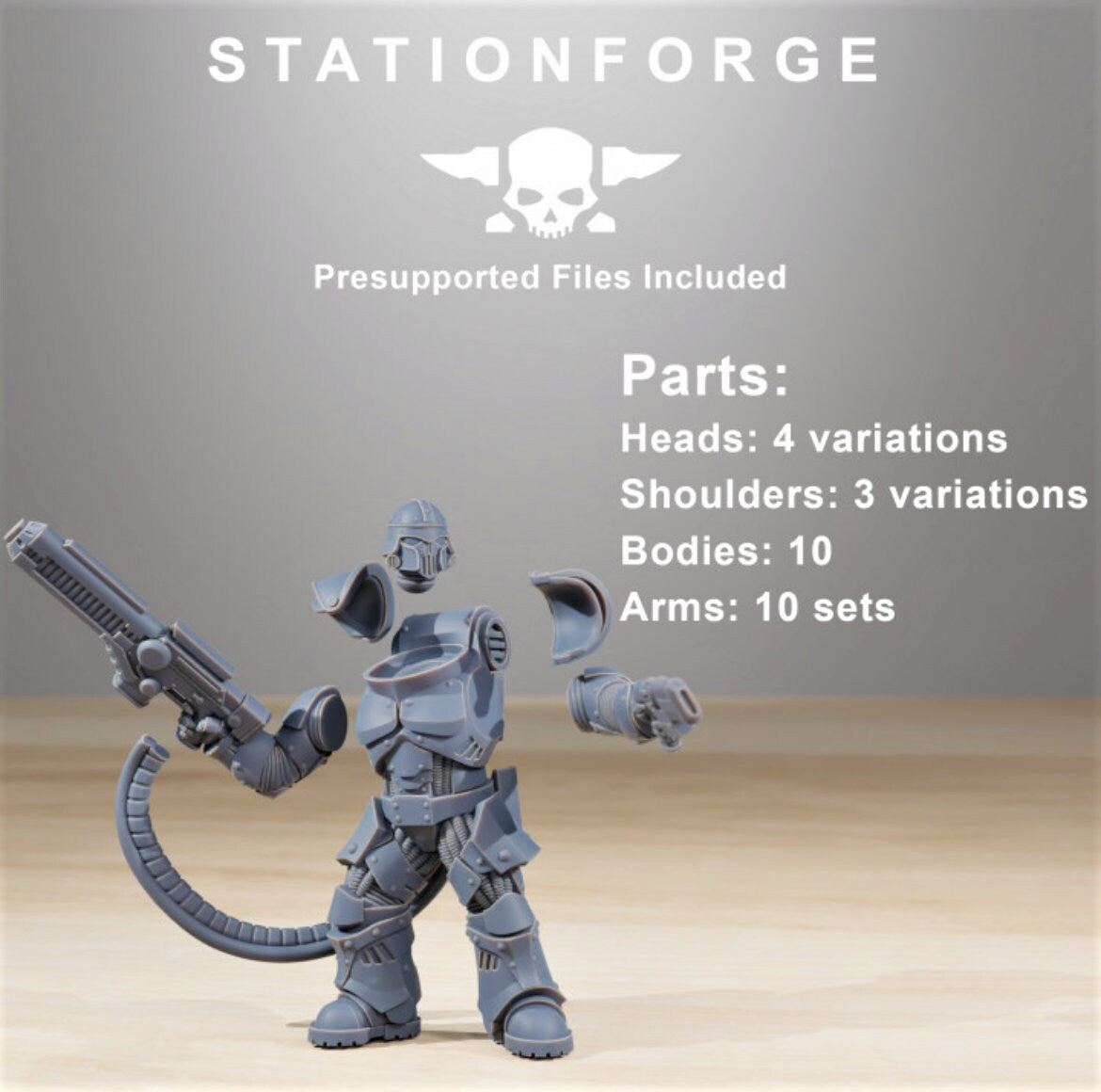 Socratis Exterminator / Marine / Stationforge minatures