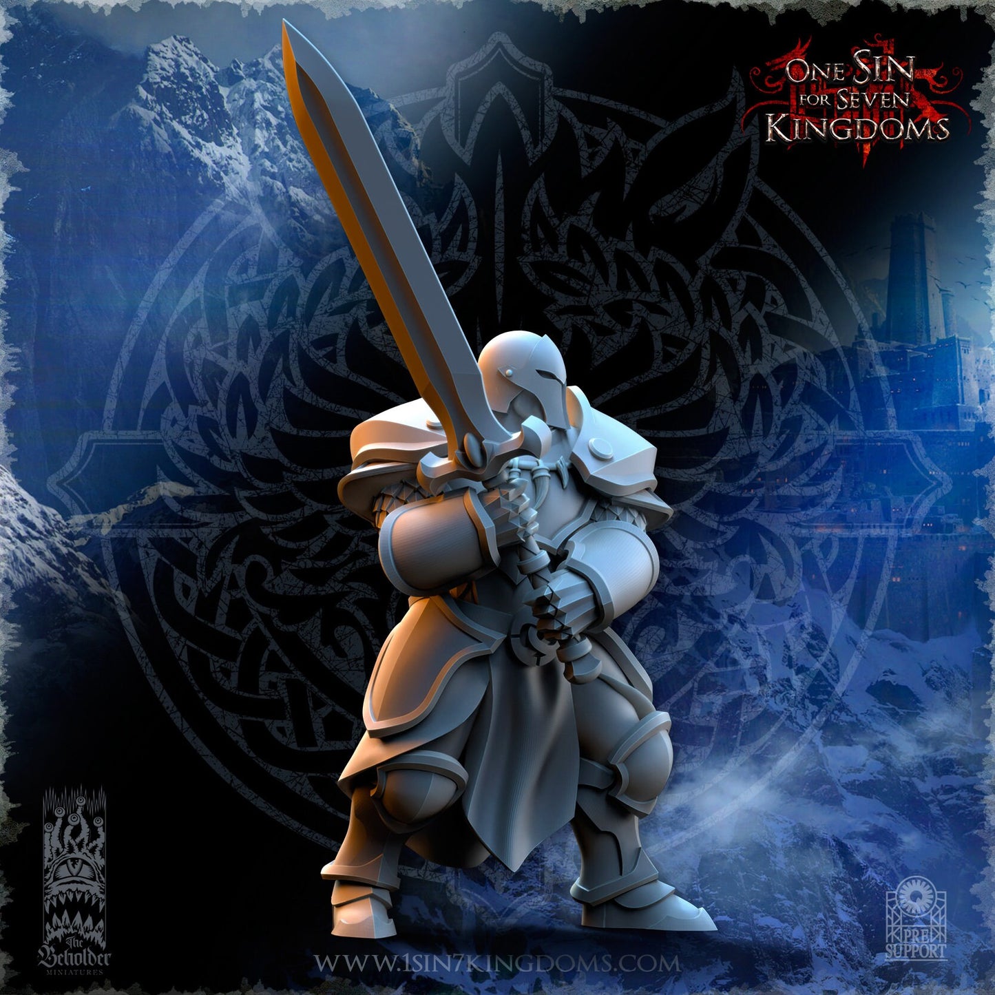 Stormwolves Sunderers - 2 Variations - dnd/fantasy war-gaming - The Beholder Miniatures ‧ 32mm