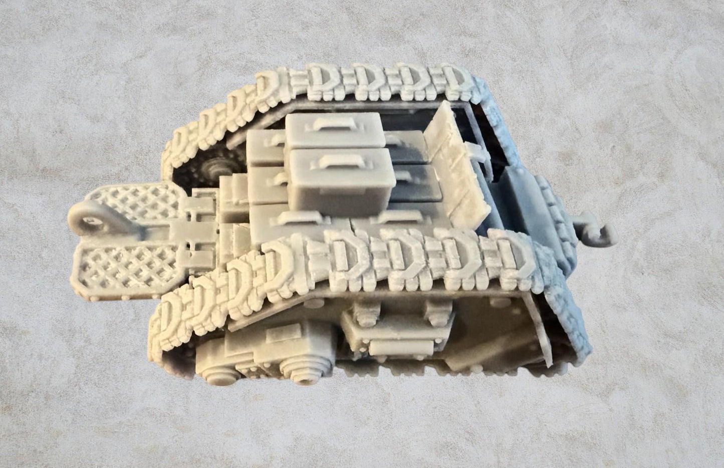 Ammo Train for Artillery platforms (figure is to indicate scale. not included).