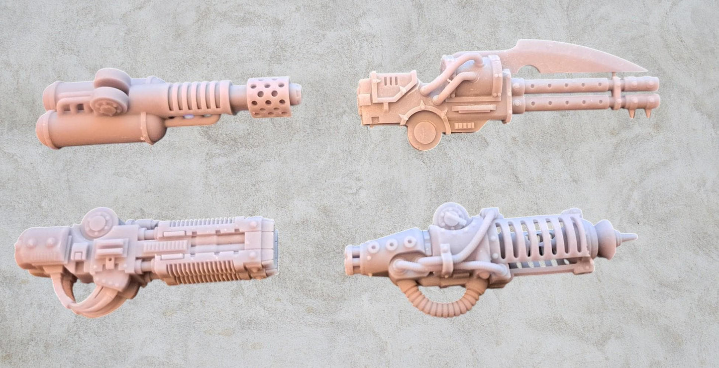 Contemptor Heavy Weapon upgrades (4 variations).