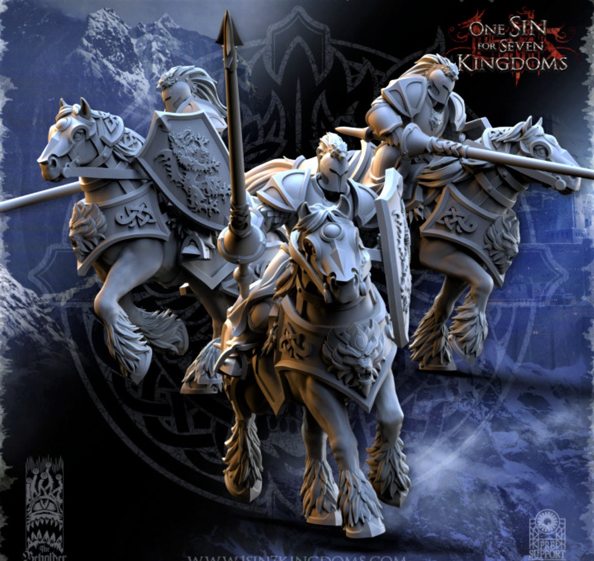 Wolf Warrior Knights by Beholder