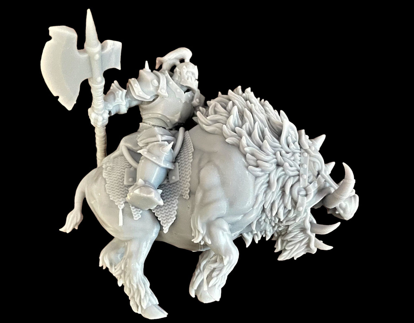 Beast Boars Riders - Nestah Orcs 4 Variations - One Sin for Seven Kingdoms - The Beholder Miniatures
