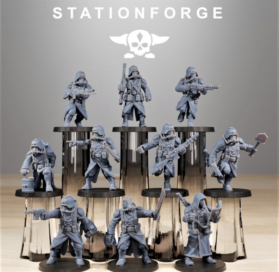Grimguard Acolytes/ Stationforge minatures