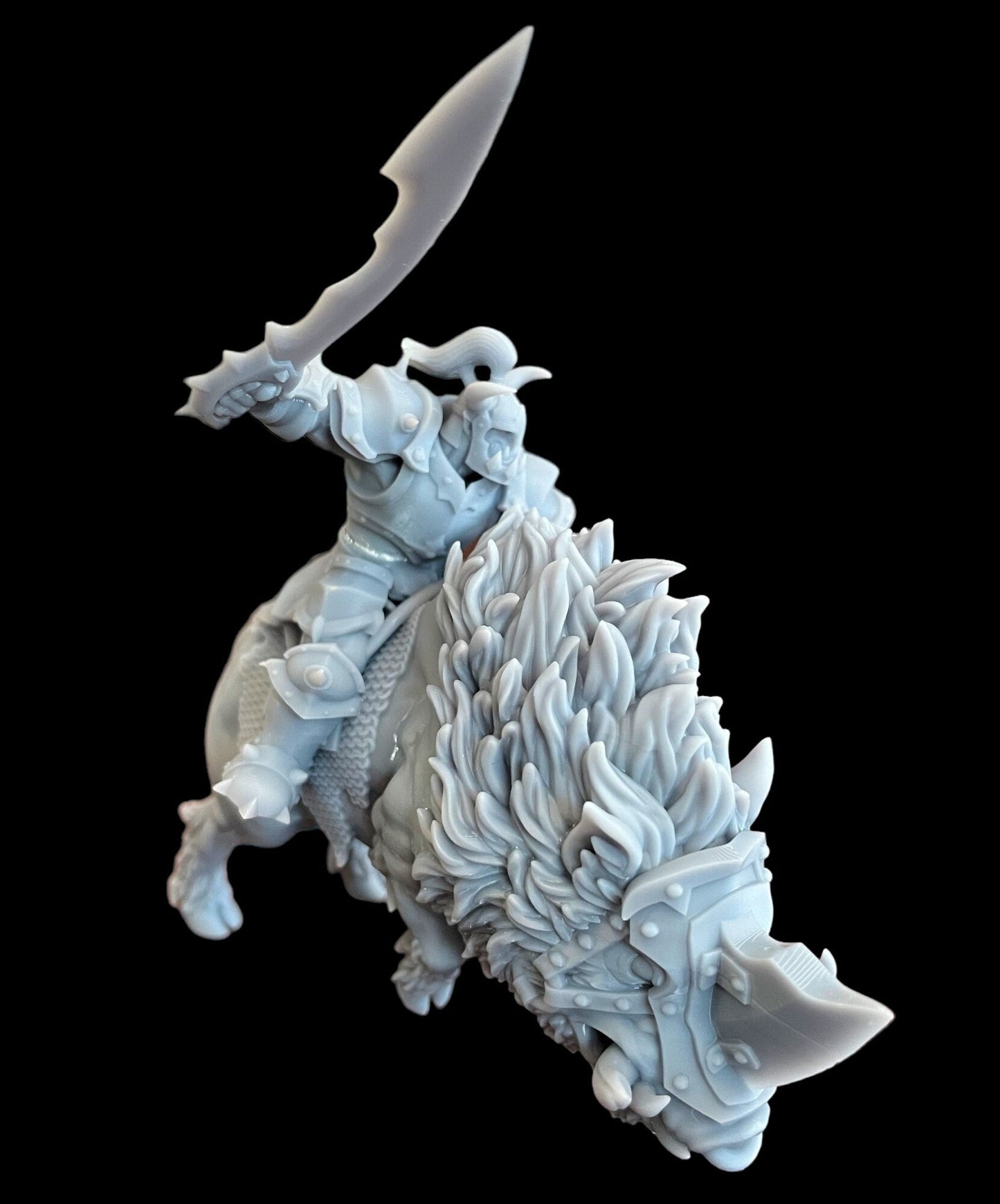 Beast Boars Riders - Nestah Orcs 4 Variations - One Sin for Seven Kingdoms - The Beholder Miniatures